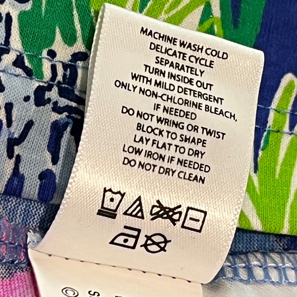 LILLY PULITZER + DISNEY PARKS colorful EUC 100% Cotton knit dress size L (12-14) - Picture 10 of 10